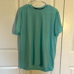 Under Armour Running Shirt, XL, Light Blue